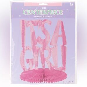 Baby Girl Shower PartyFoilCenterpiece Decoration free🦋with any purchase 25$up